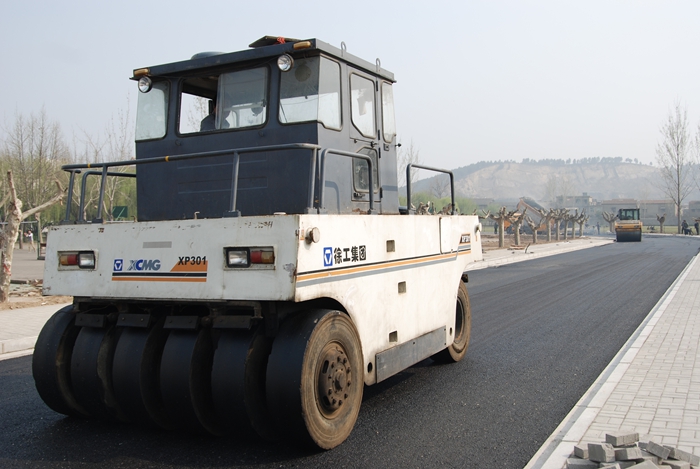 道路施工現(xiàn)場