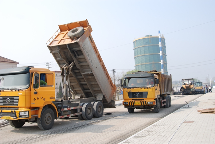 道路施工現(xiàn)場