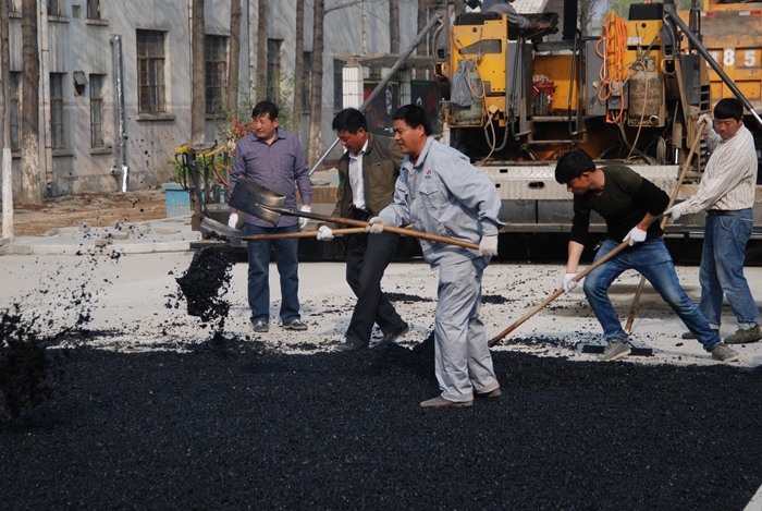 道路施工現(xiàn)場