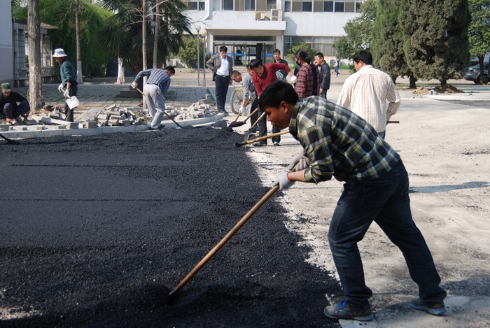 道路施工現(xiàn)場