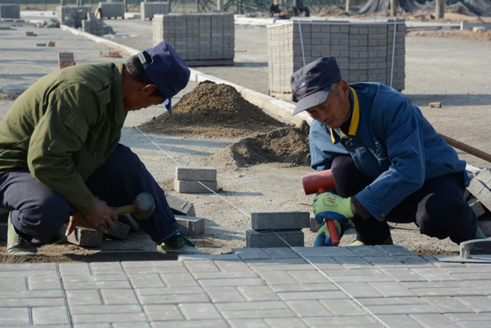 道路施工現(xiàn)場